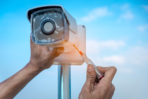 installation camera videosurveillance