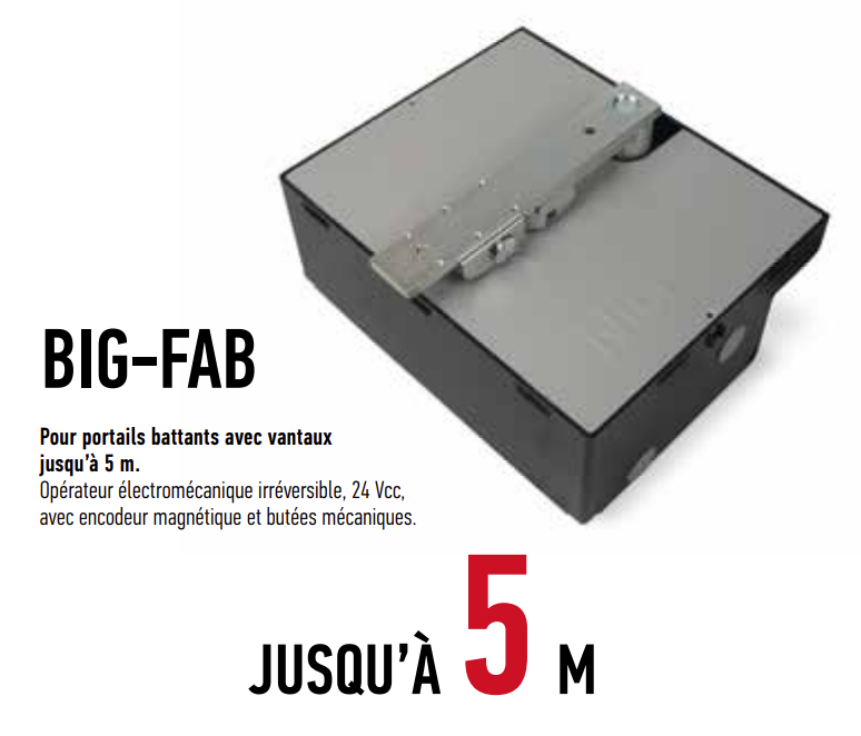 AUTOMATISME PORTAILS BATTANTS BIG-FAB FAMILY NICE